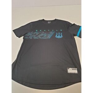 Seattle Surge Shirt Mens Large Black Blue CDL Esports Call of Duty Team Tee